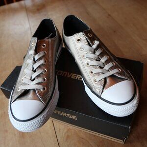 Converse Gold Chuck Taylor Low Top Sneakers